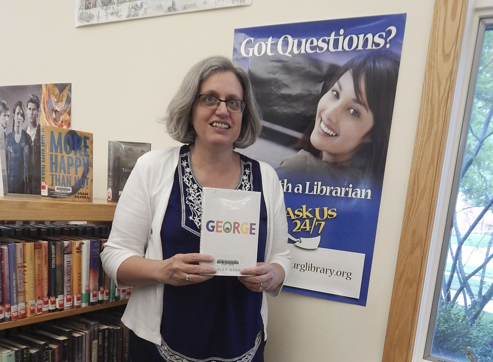 Annette Birdsall, librarian at Ulysses Philomathic Library in Trumansburg